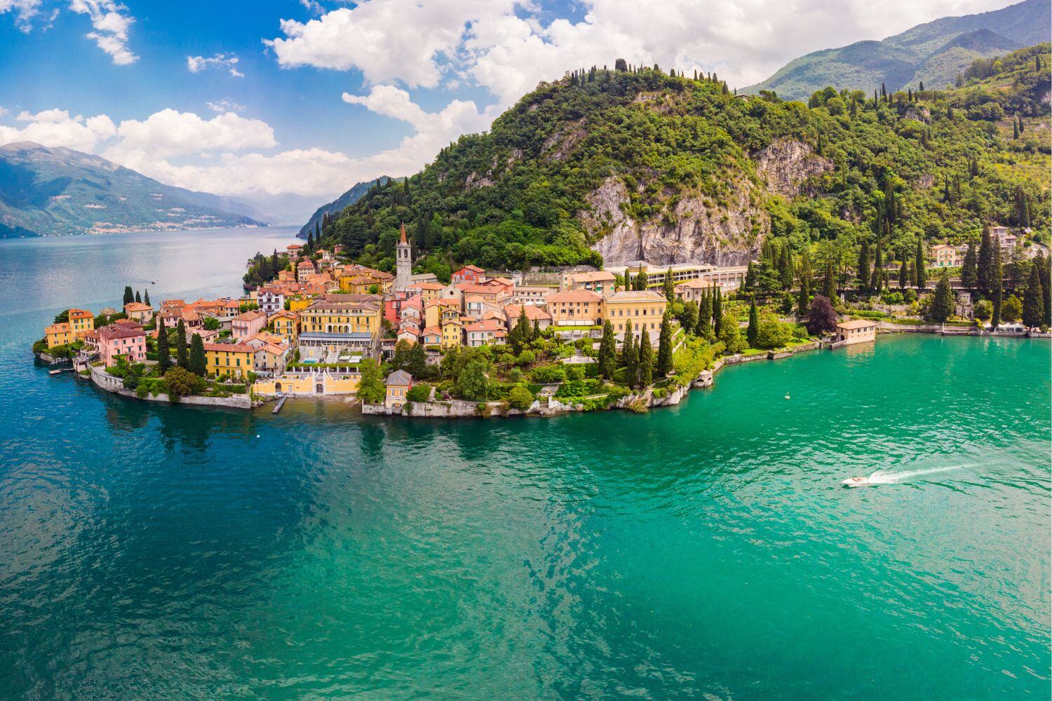 Lake Como on a Sunny Day