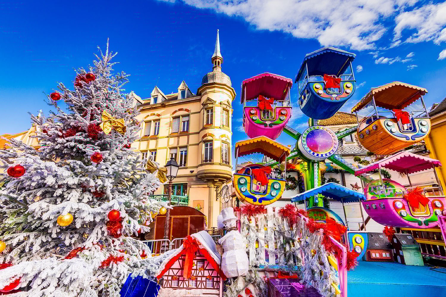 France, Colmar, Place des Dominicans, Christmas 1500x1000