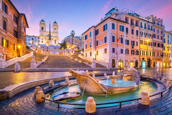 Italy, Rome, Piazza Navona, Spanish Steps 600x400-1