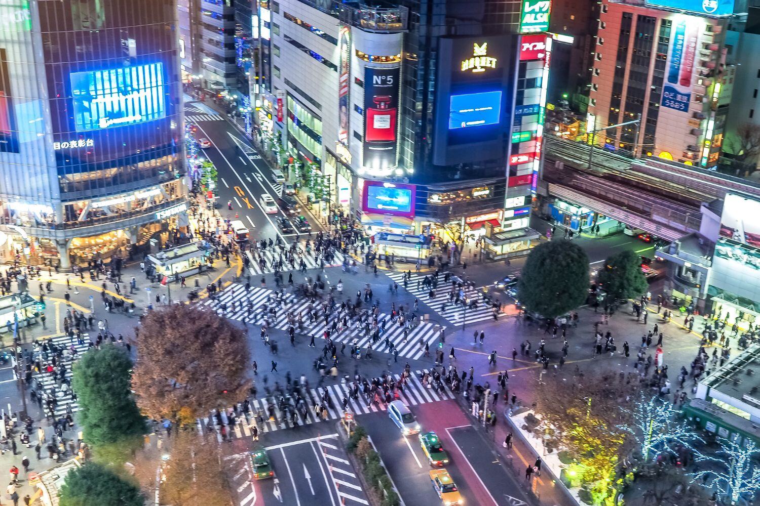 Lost in Translation Shibuya Crossing Tokyo Japan