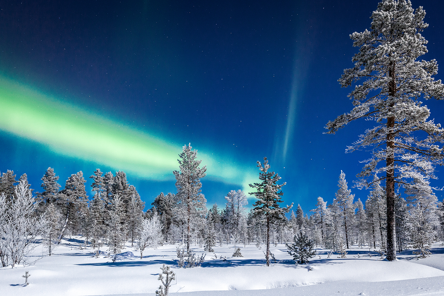 Sweden, Lapland, Northern Lights 1500x1000